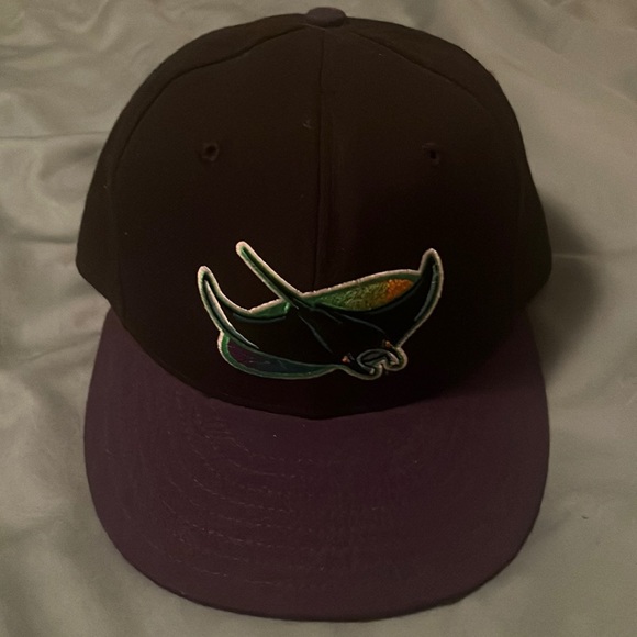Vintage Tampa Bay Devil Rays New Era MLB wool hat size 7 1/8 - Picture 1 of 6